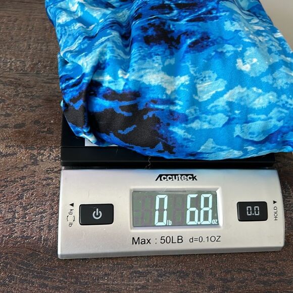 World Wide Sportsman Blue Crew Neck Long Sleeve Performance Fishing Shirt - Picture 8 of 8